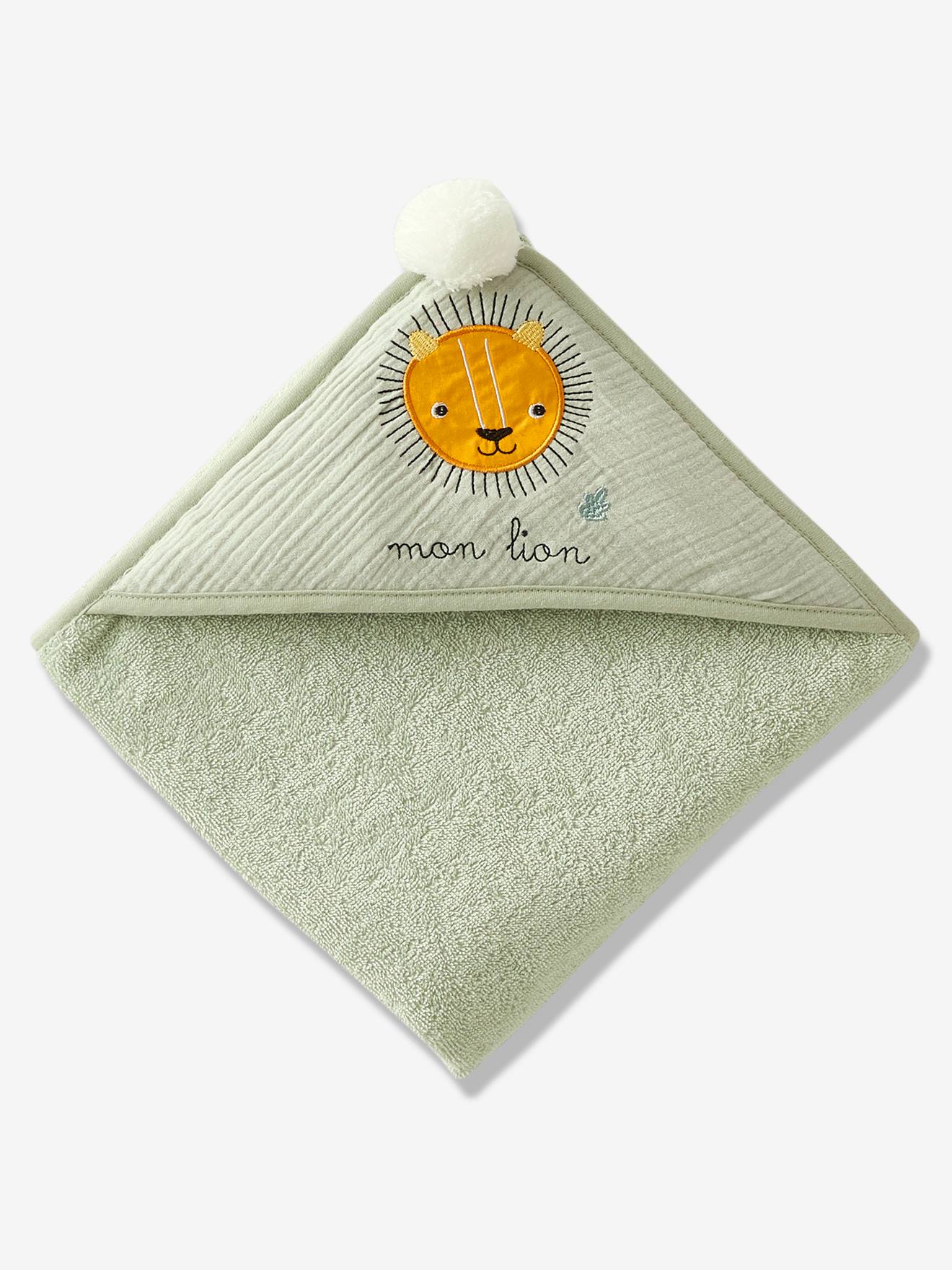 Set Cape De Bain + Gant + Lingettes Pour Bébé – Vertbaudet, Rose, Tissu Respirant